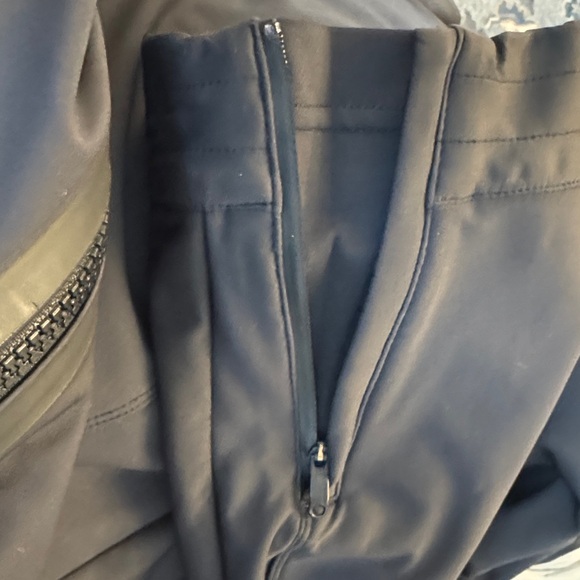 Men's Lululemon spring black full zip nylon warm lined Windbreaker Jacket sz XL - Picture 6 of 6